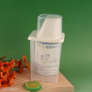 Good selling clear sealed food container 870ml rice dispenser wholesale
