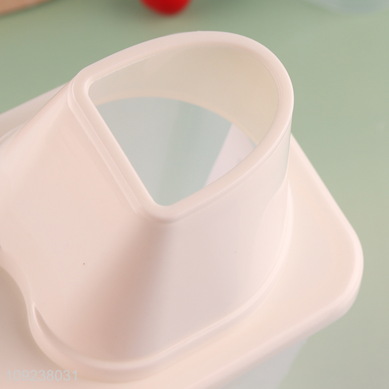 Good selling clear sealed food container 870ml rice dispenser wholesale