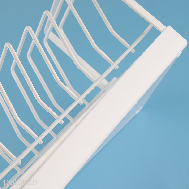 Factory price iron home kitchen dish drying rack for sale
