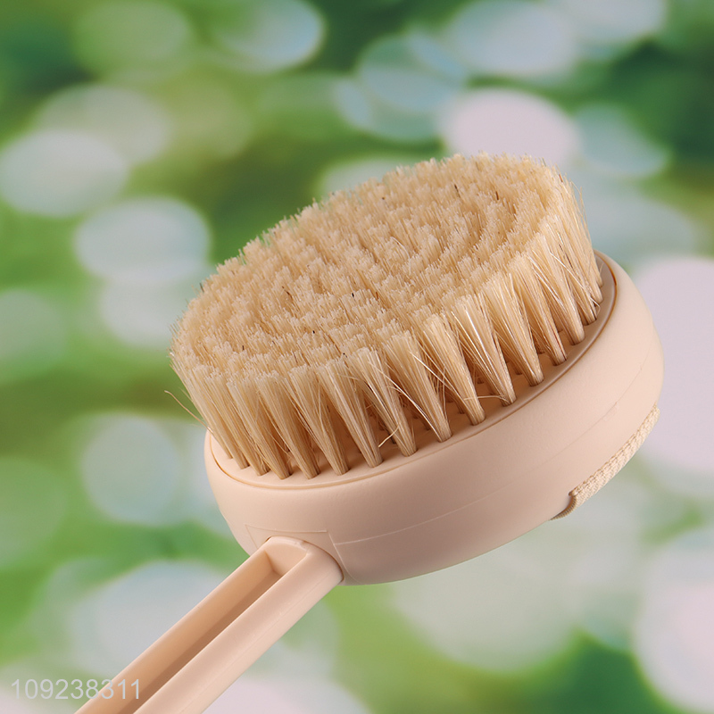 Hot selling long handle handheld bath brush body cleaning brush wholesale