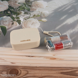 Low price household needlework supplies sewing kit with storage box