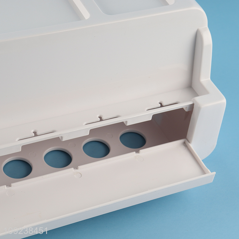 Hot selling household white cable management box storage box for desktop