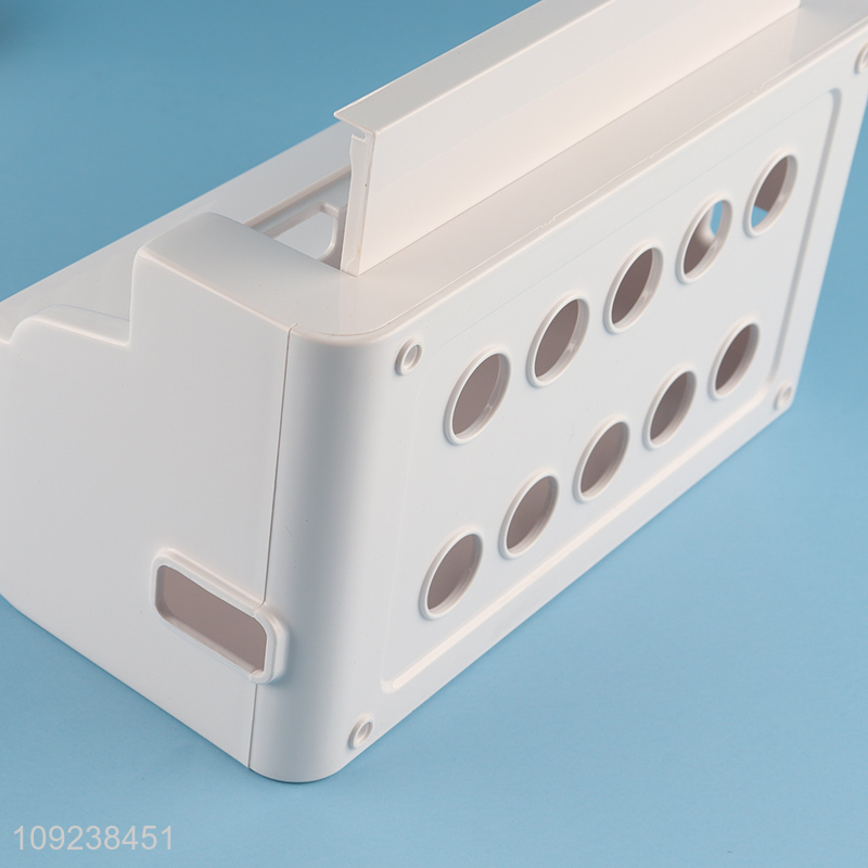 Hot selling household white cable management box storage box for desktop