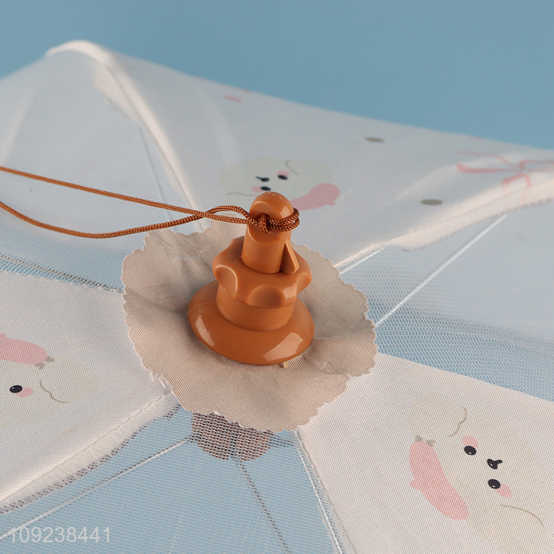 Online wholesale cartoon bear printed home kitchen dish cover