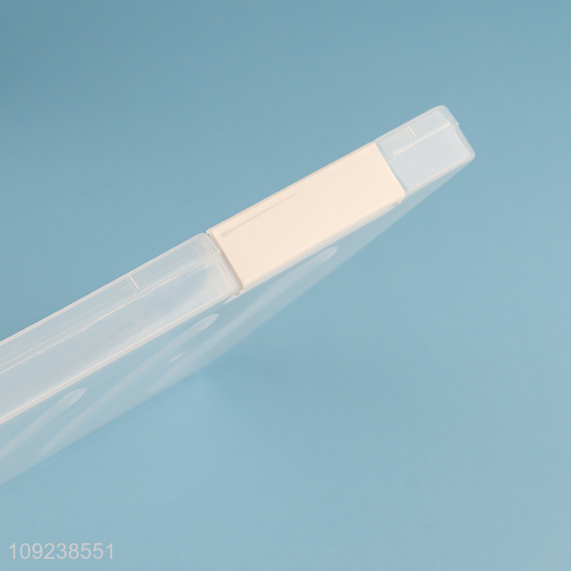 Latest products clear A4 school office file storage box for sale