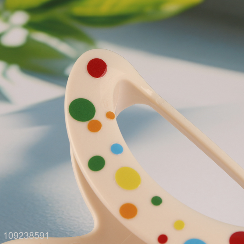 Yiwu market household plastic arch hanger bag hat scarf hook for sale