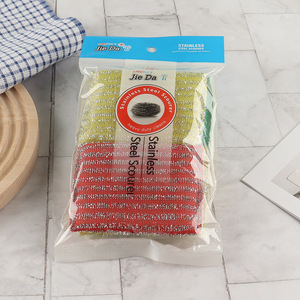 China supplier household dish washing stainless steel <em>scouring</em> <em>pad</em>
