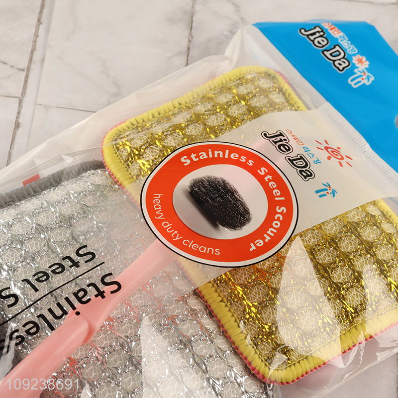 Good selling home kitchen cleaning supplies stainless steel scouring pad wholesale