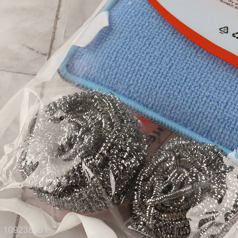 Good selling home kitchen cleaning supplies stainless steel scouring pad wholesale