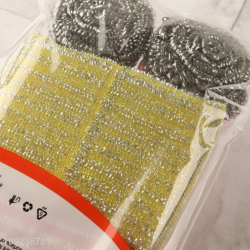 Popular products home kitchen cleaning supplies stainless steel cleaning kit