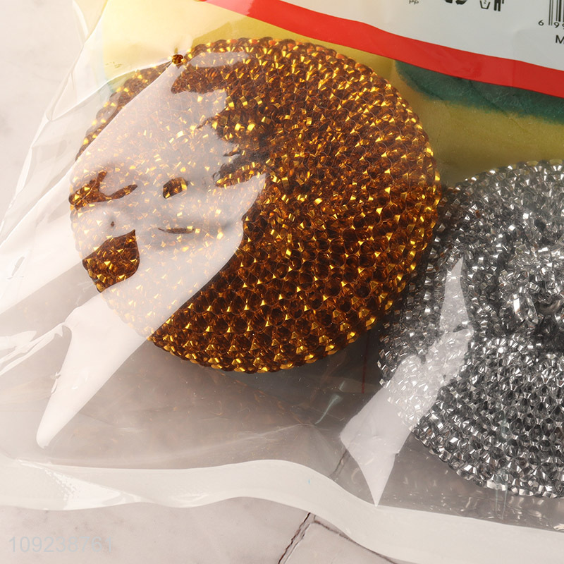 China wholesale home kitchen stainless steel cleaning kit cleaning supplies