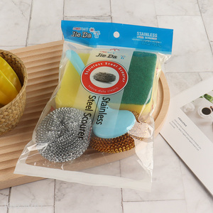 China wholesale home kitchen stainless steel cleaning kit cleaning supplies