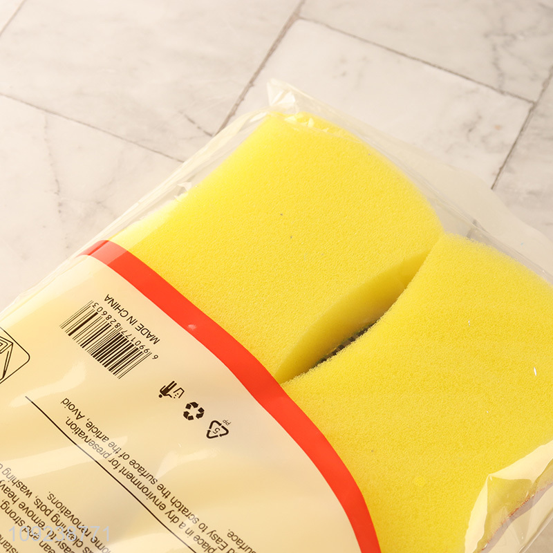 Yiwu market 4pcs stainless steel home kitchen cleaning kit cleaning sponge