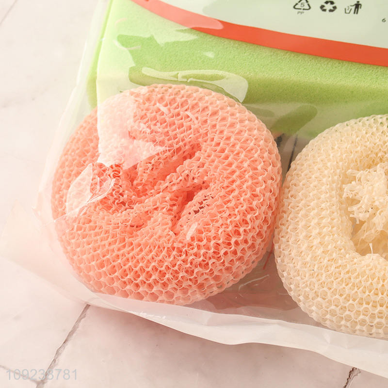 Factory price home kitchen cleaning kit stainless steel cleaning sponge for sale