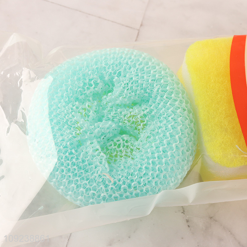 Top quality household kitchen cleaning kit cleaning sponge cleaning ball set