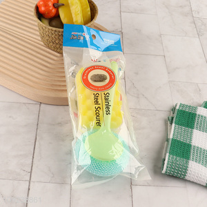 Top quality household kitchen cleaning kit cleaning sponge cleaning ball set