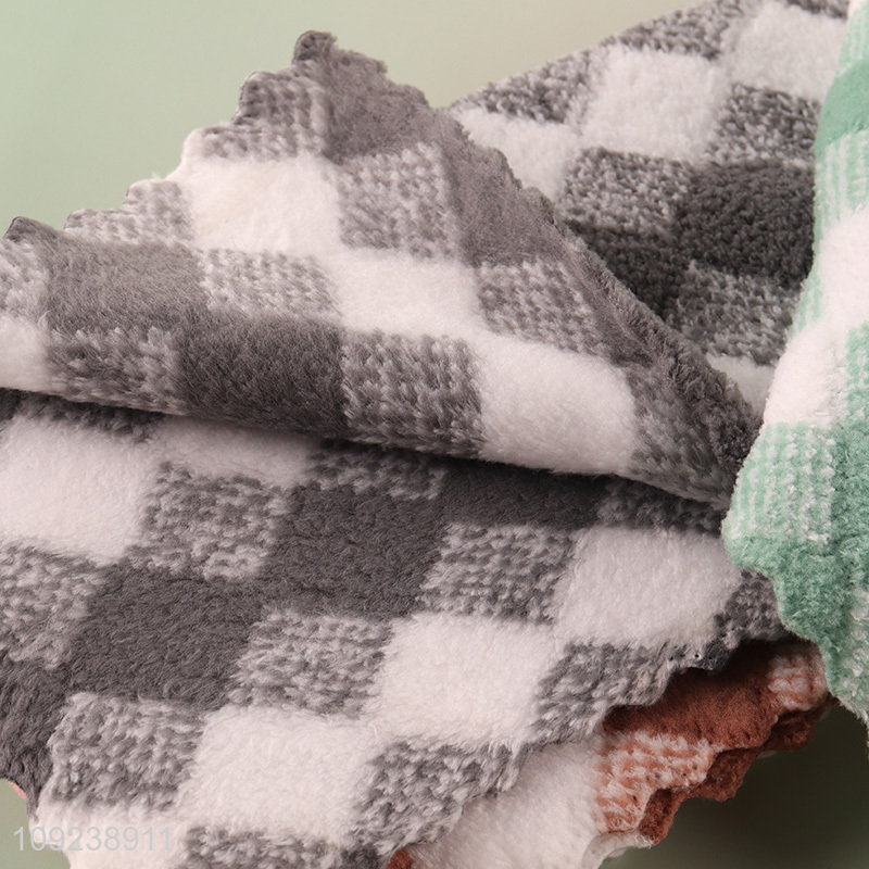 Low price household kitchen bathroom soft cleaning towel cleaning cloth for sale