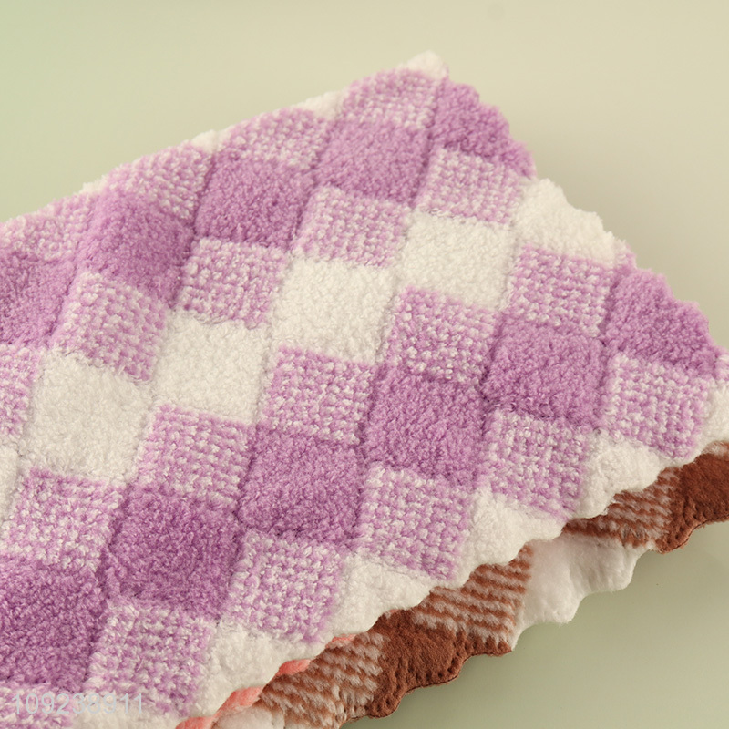 Low price household kitchen bathroom soft cleaning towel cleaning cloth for sale