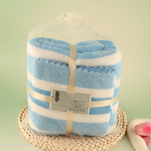 New style household soft microfiber towel bath towel set for sale