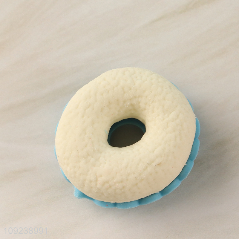 Popular products 4pcs donut shape school office eraser set