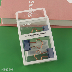 Top products 3pcs school office paper clips binder clips set