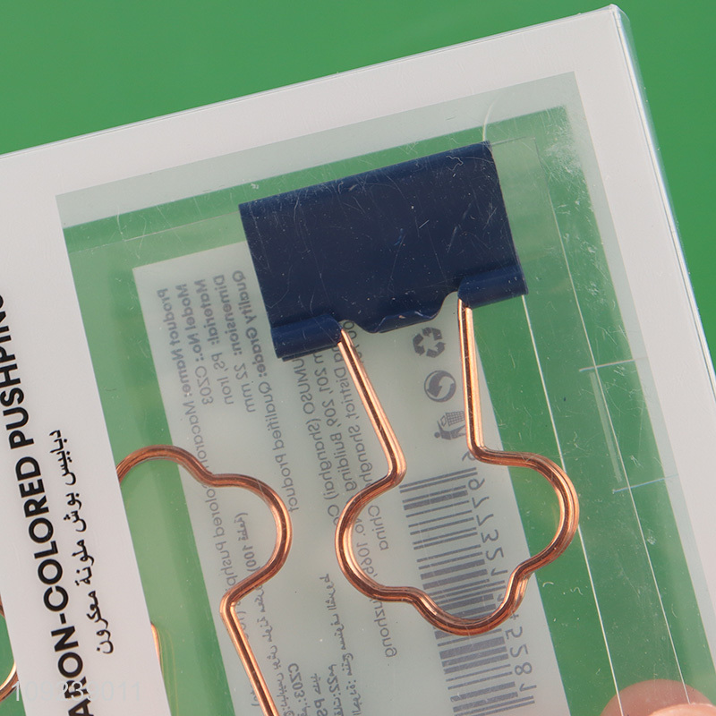 Top products 3pcs school office paper clips binder clips set