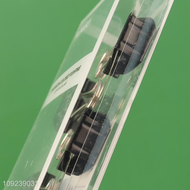 China products 4pcs school office paper clips binder clips set