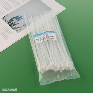 Popular products 100pcs white nylon cable tie self-locking cable set
