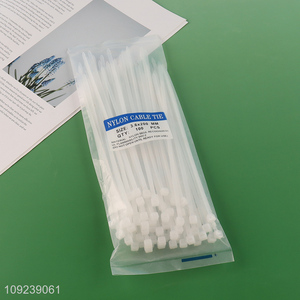 Good selling 100pcs nylon cable tie self-locking cable wholesale