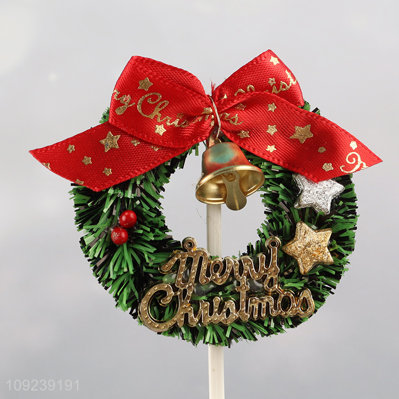 Yiwu market Christmas cake decoration cake topper for sale