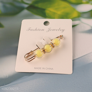 Yiwu market women fashion jewelry brooch waistband buckle pin for sale