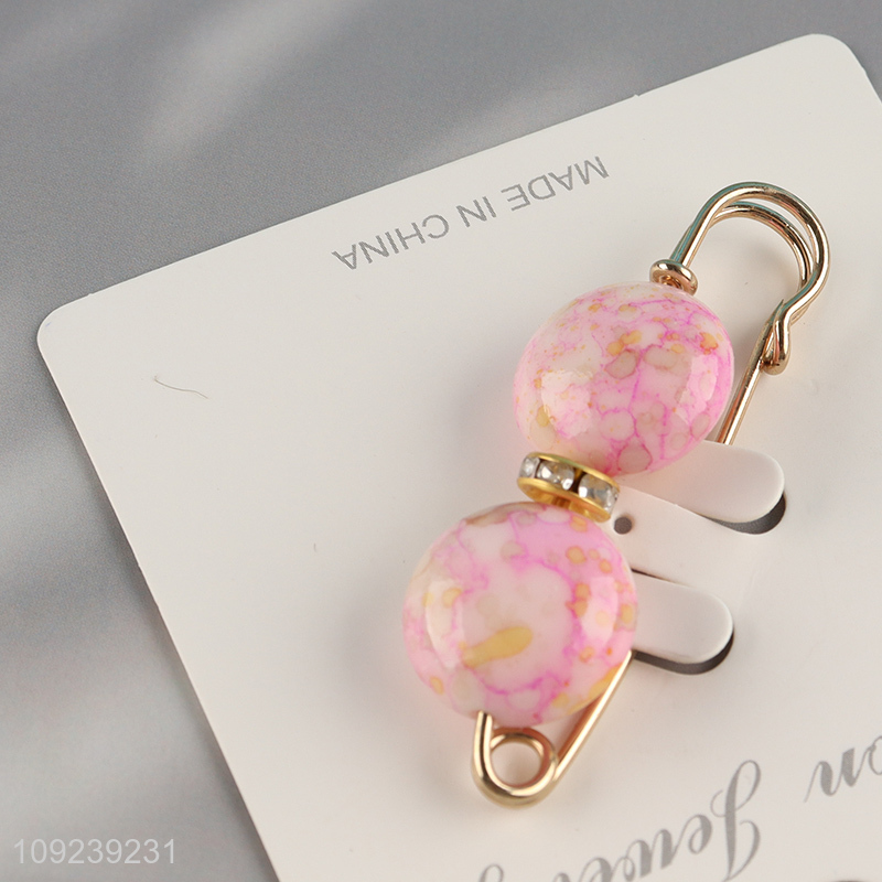Latest products fashion jewelry brooch waistband buckle pin for ladies