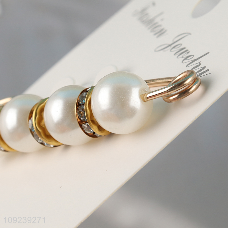 Online wholesale fashion jewelry brooch waistband buckle pin pearl pin for women