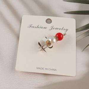 New arrival fashion jewelry brooch waistband buckle pin pearl pin for sale