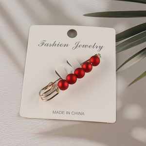Hot items red fashion jewelry brooch waistband buckle pin for women