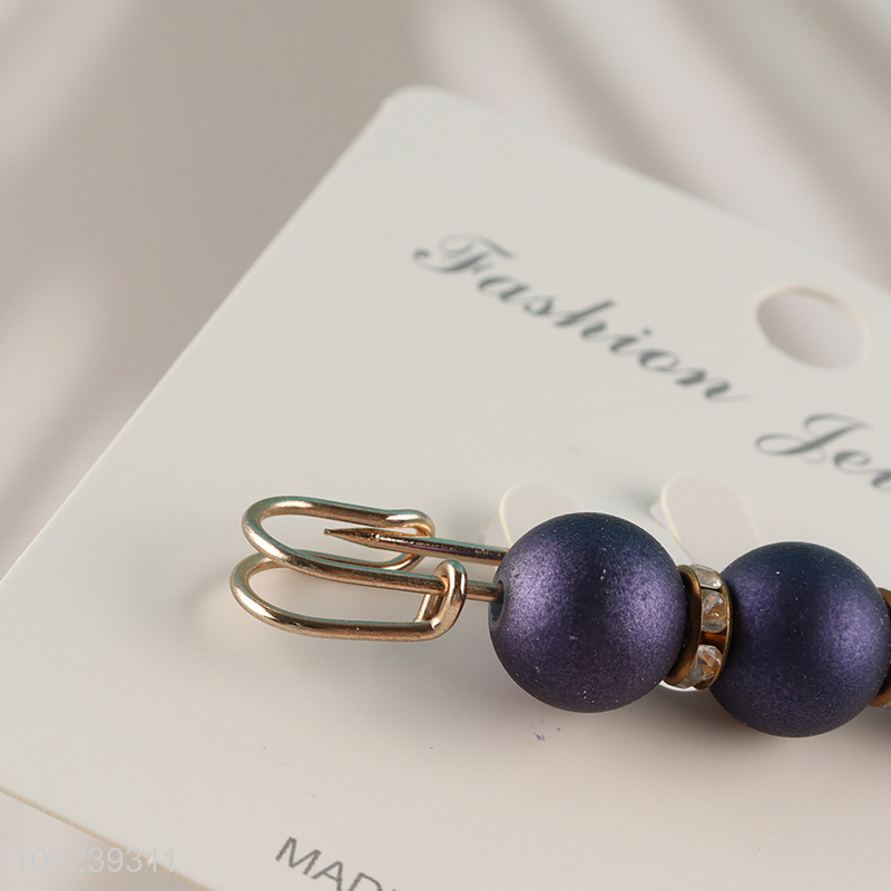 Best selling ladies fashion jewelry brooch waistband buckle pin wholesale