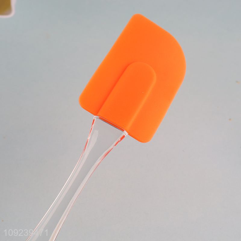 Factory supply pp handle kitchen silicone butter spatula cheese spatula