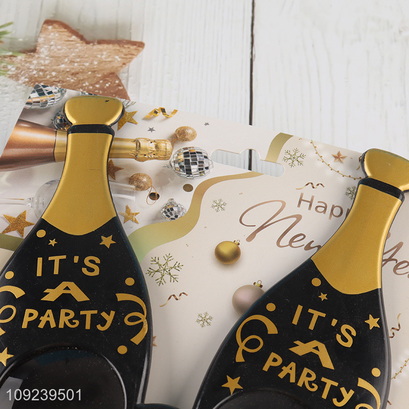 New product champagne bottle shape party supplies party glasses for adult