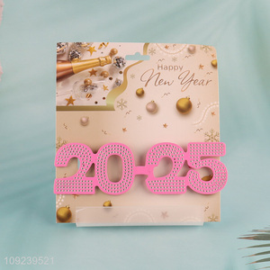 Best quality 2025 happy new year party glasses for party supplies