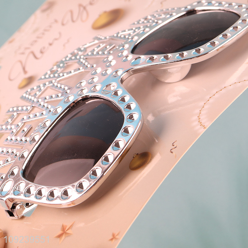 China products red happy new year party glasses adult party supplies