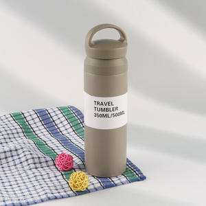 Popular products portable stainless steel insulated vacuum cup with handle