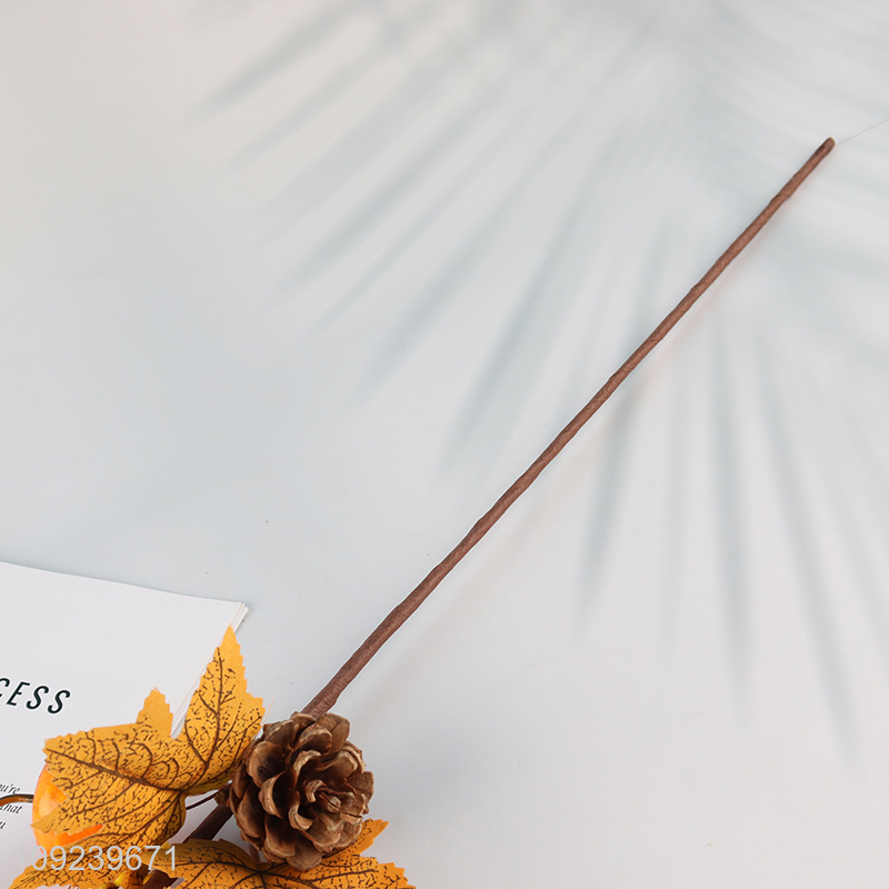 Hot items Halloween decoration pinecones berries decorative branch