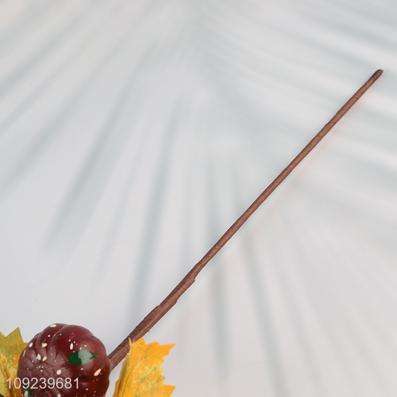 Most popular plastic pinecones berries decorative branch for Halloween decoration