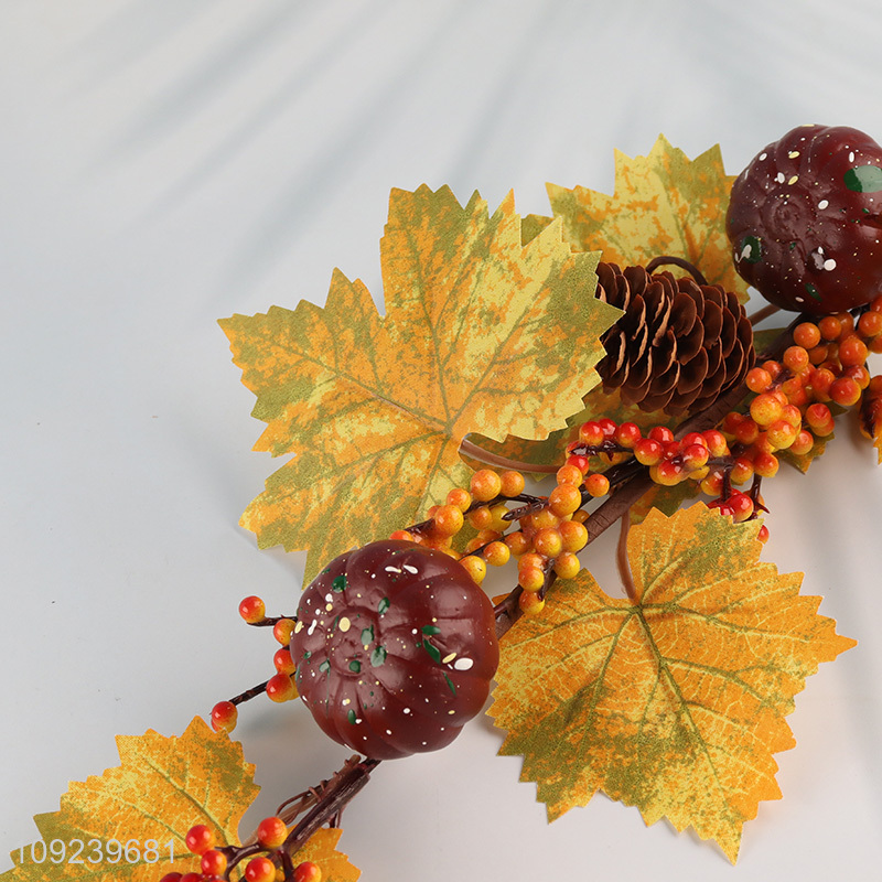 Most popular plastic pinecones berries decorative branch for Halloween decoration
