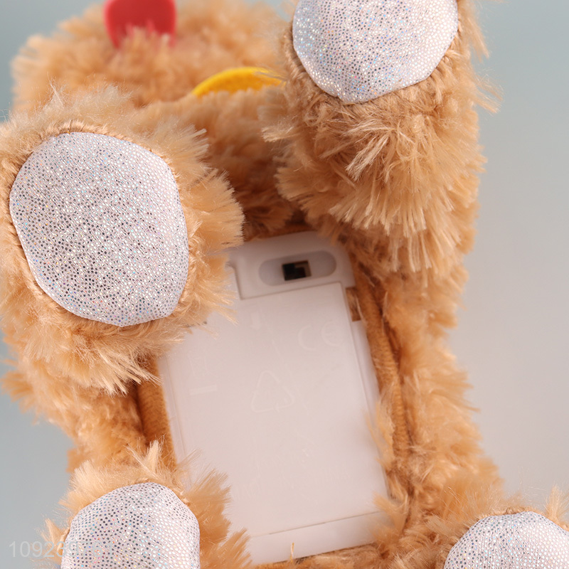 Best selling electric cute cartoon puppy plush toys for gifts