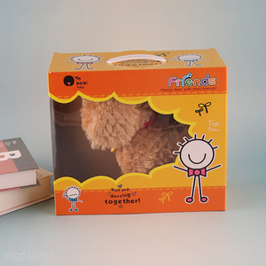 Best selling electric cute cartoon puppy plush toys for gifts