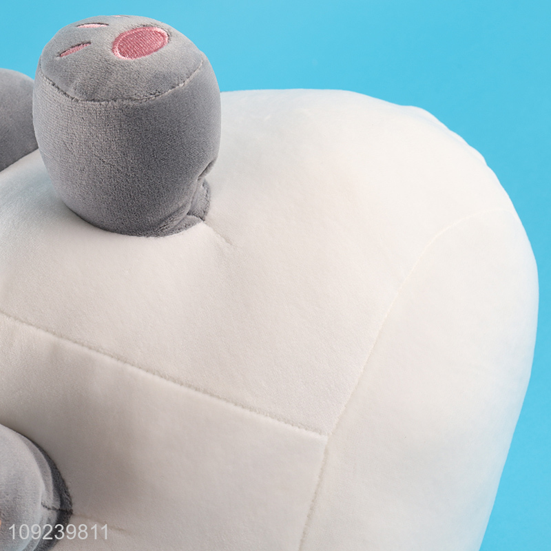 Top products cartoon panda shape plush animal toys for children