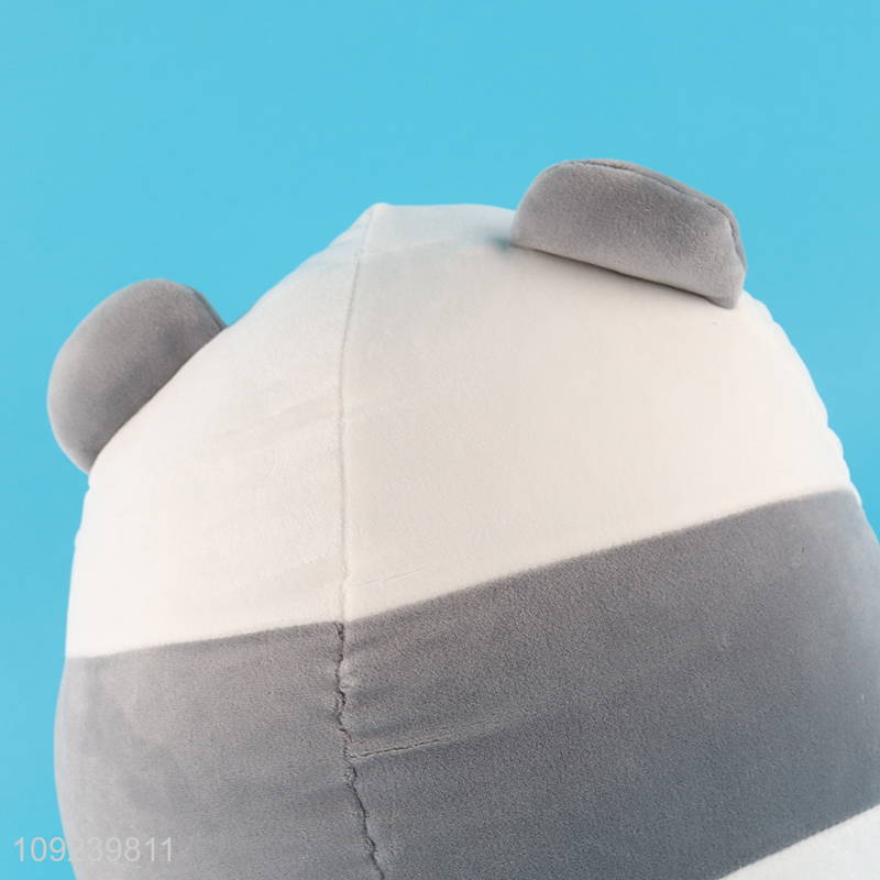 Top products cartoon panda shape plush animal toys for children