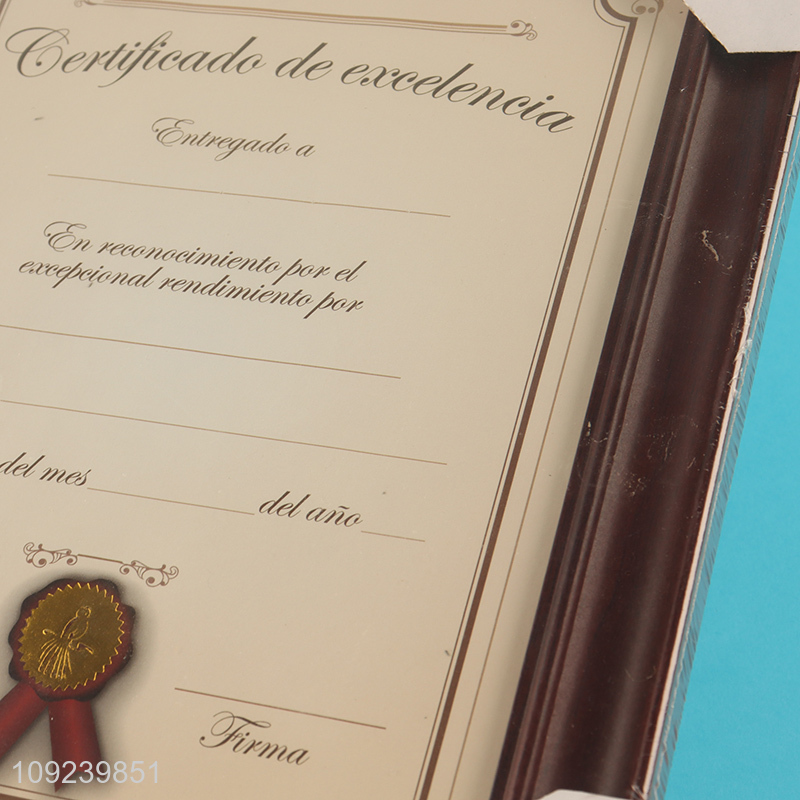 Factory supply glass rectangle photo frame picture frame for tabletop