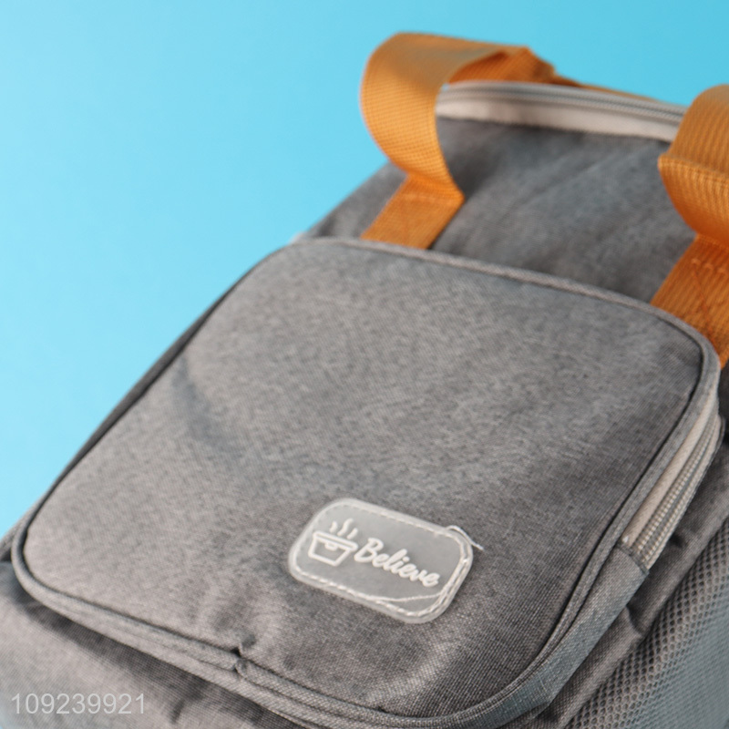 Yiwu market portable waterproof polyester lunch bag picnic bag